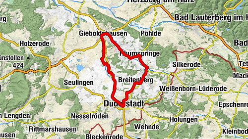 Schleife durch die Goldene Mark