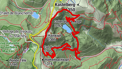 Tour de l'Altenweiher et Rainkopf, Mittlach, France