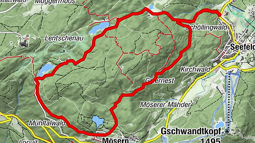 Seefeld: Drei Seen Runde