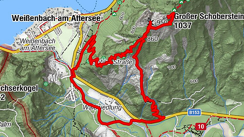 Schoberstein von der Sonnenseite
