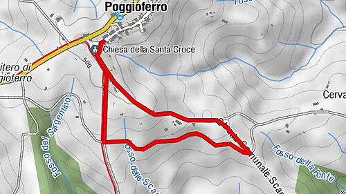Rundweg um Schafbauern von Poggioferro, Grosseto, Italy