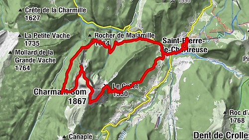 Patassière - Le Collet - Charmant Som - Saint-Pierre-de-Chartreuse