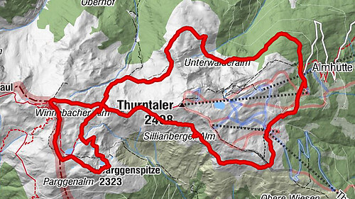 Thurntaler Rundweg - Parggenspitze - Hochrast