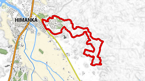Ketterän kierros MTB-trail