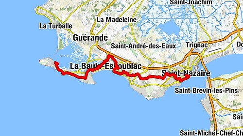 Die Vélocéan von Saint-Nazaire nach Le Croisic