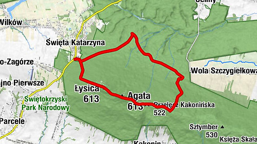 Źródło świętego Franciszka - Łysica - Agata - Kakonin