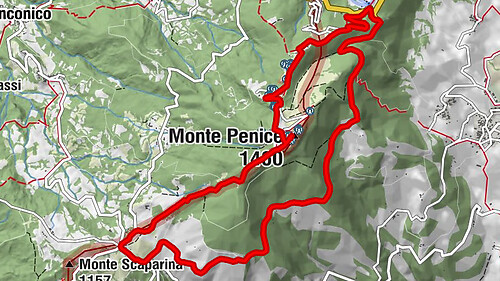 lo Scarpone - Passo del Penice - Santuario di Santa Maria in Monte Penice - Monte Penice