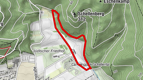 Naturpark-Wanderweg „Schellental“ (barriere-arm), 2,6 km