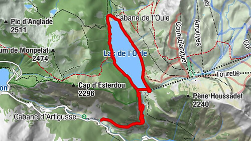 Cascade de Letz - L'Oule - Refuge de l'Oule - Vielle-Aure