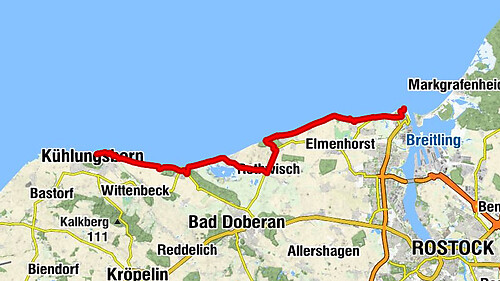 Kühlungsborn - Heilige Dreifaltigkeit - Gasthof Kiebitz - Warnemünde