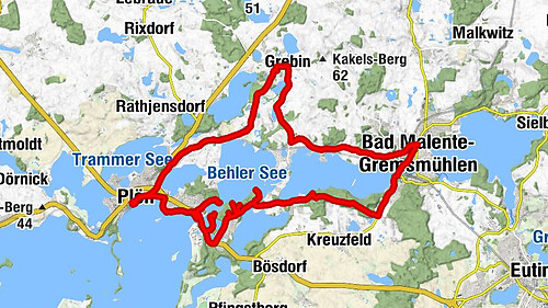 Bad Malente-Gremsmühlen - Grebiner Krug - Nikolaikirche - Friedhofskapelle