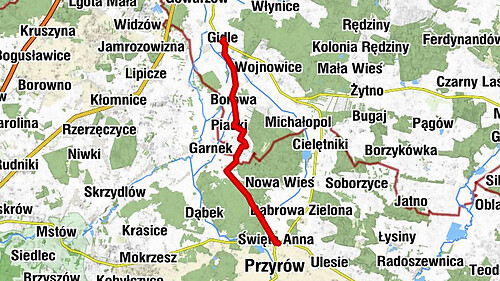 Gidle - Kartuzy - Kaplica dojazdowa pw. Najświętszej Maryi Panny Częstochowskiej - Kościół św. Anny