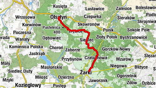 Olsztyn - Grabie - Kościół św. Idziego - Kościół pw. Nawiedzenia Najświętszej Maryi Panny
