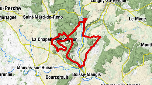 La Chapelle-Montligeon - Le Moulin d'Yon - Église Saint-Victor - Le Pont