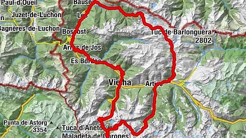 Vielha - Sant Pau de Mont - Glèsia de Sant Estèue - Sant Pere de Betlan
