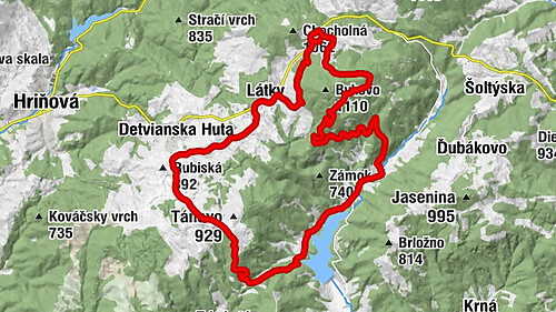 Urbárska hora - Látky - Čechánky - Prašivá