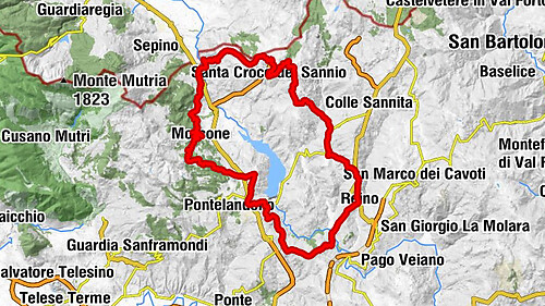 Santa Croce del Sannio - Colle San Giovanni - Toppa Battaglia - Cappella Meomartini