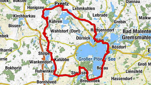 schöne Runde von Löptin aus