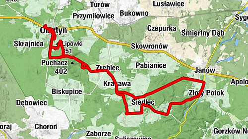 Olsztyn - Kościół św. Idziego - Lipówki - Biakło