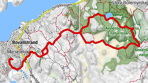 Finntorp - Bovallstrand - Skälleklev