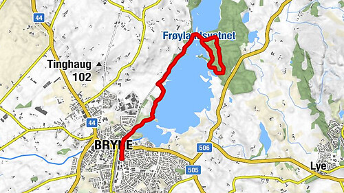 Bryne - Loen - Vardheia