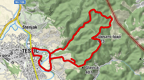 Teslić - Шиљато брдо - Glavica - Alagići