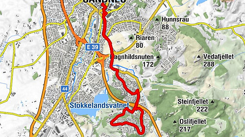 Sandnes - Buggeland - Bjønnbåsen - Gravaren