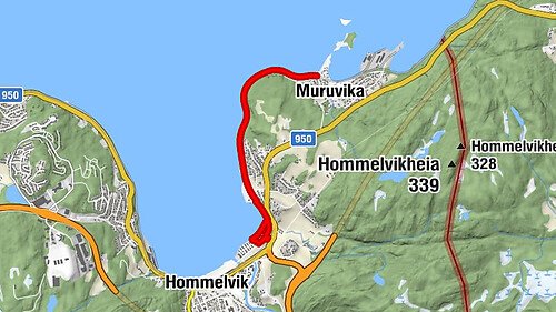 Malvik - Sjøvollen - Muruvika