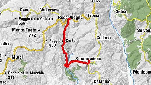 Von Roccalbegna nach Semproniano #LL2ROM_E077