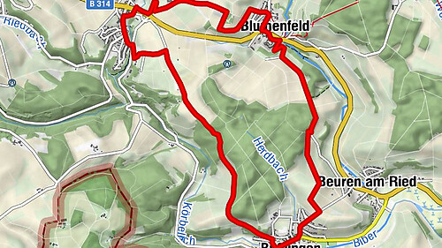 Burgenweg 1 - Von Tengen über Blumenfeld und über Büßlingen zurück