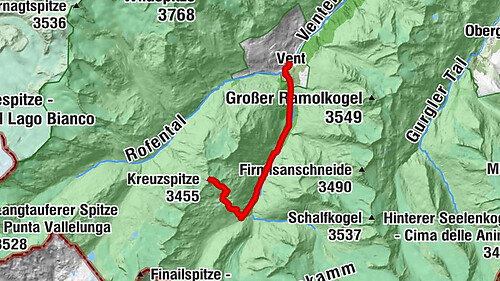 Vent - Kreuzspitze
