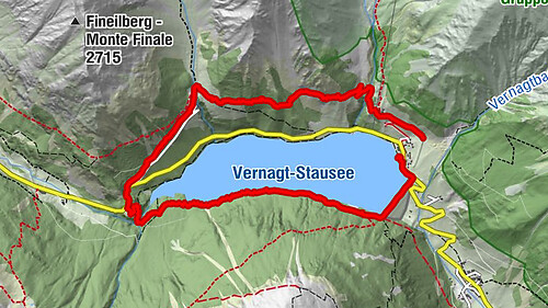Rundweg Vernagter See plus Einkehr Finailhof