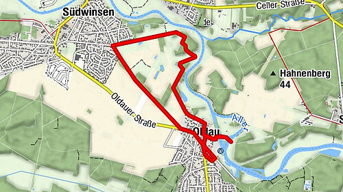 Allertalbahn-1, Oldauer Schleuse